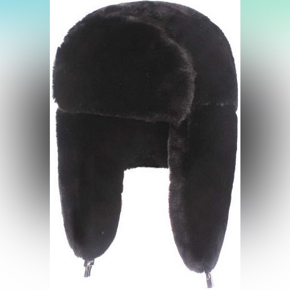 NWOT vegan trapper hat